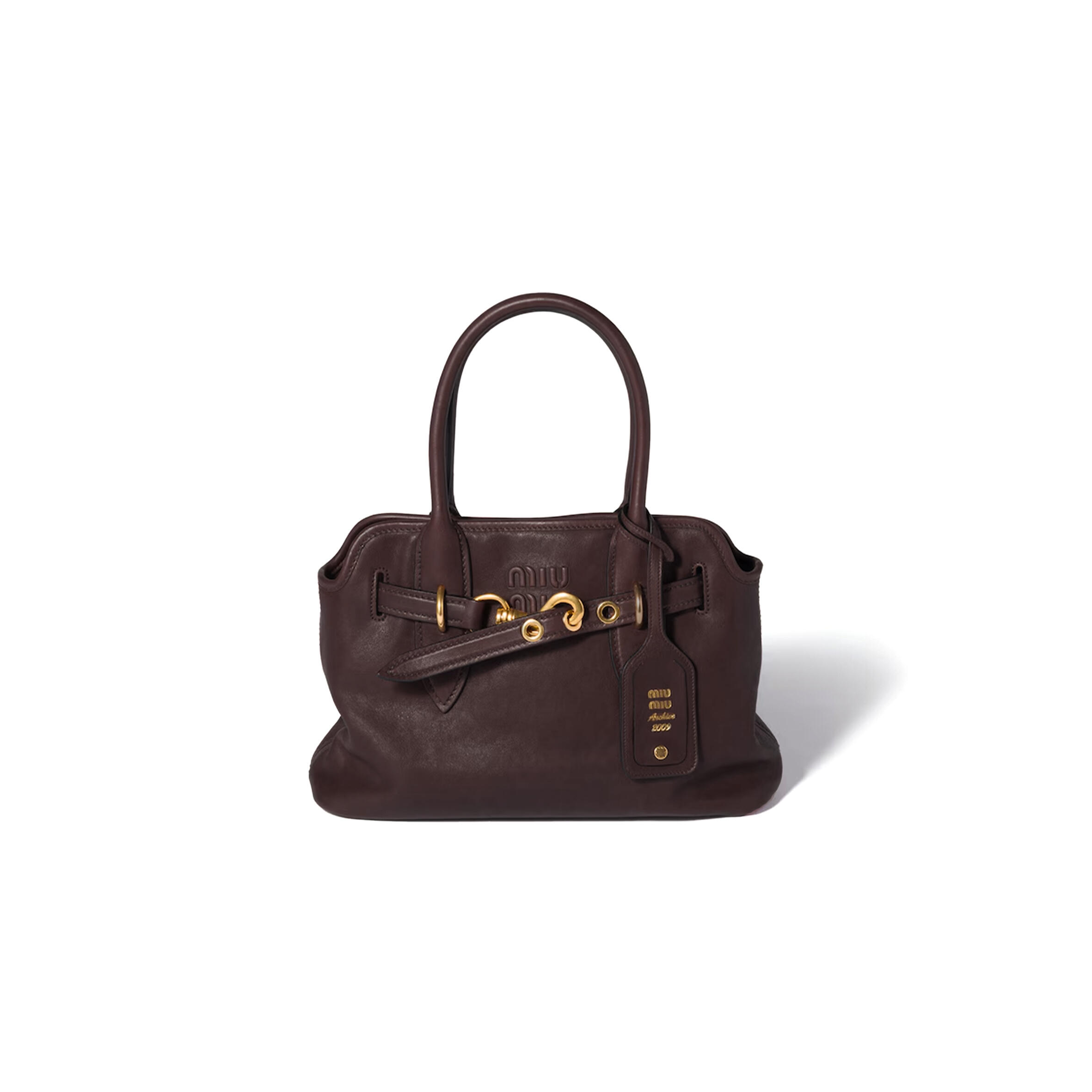 MIU MIU AVENTURE NAPPA LEATHER BAG 5BA292 (30*22*10cm) MIU MIU AVENTURE NAPPA LEATHER BAG 5BA292 (30*22*10cm)